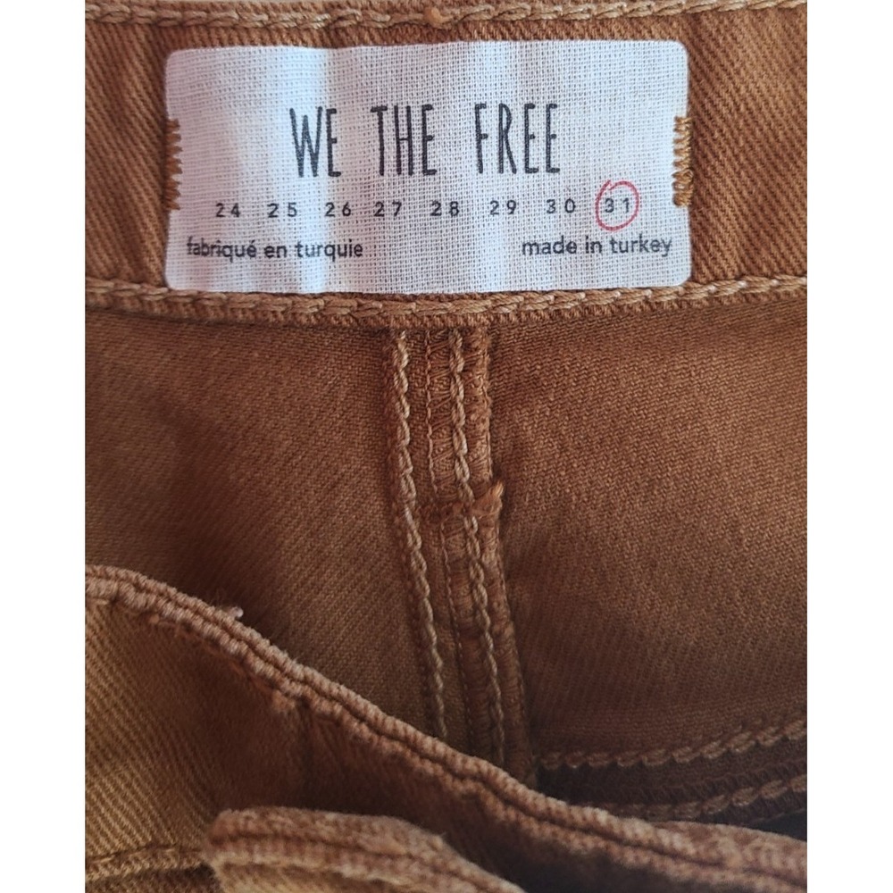 We The Free Boho Western Studded Bootcut Women Jean 31  Act 33"  Rodeo Festival - Picture 8 of 12